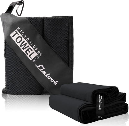 Microfaser Handtuch Set Sport Reise Yoga Strand 4-teilig