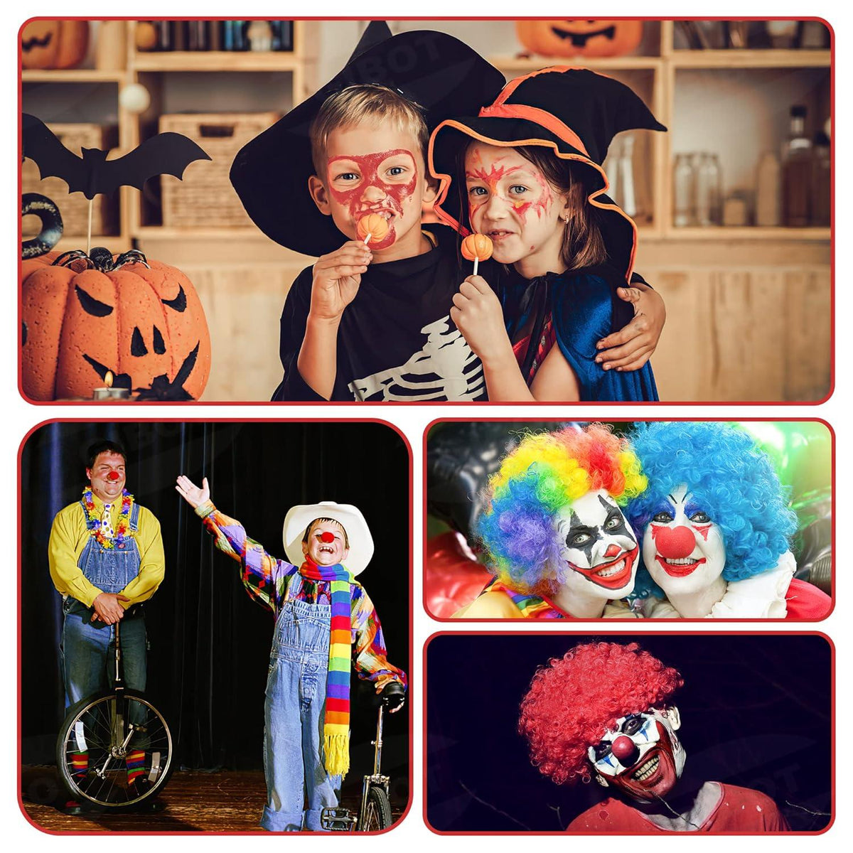 Kinderschminke Set Halloween Cosplay Make-up weiß rot Gesicht Körperfarbe 28g
