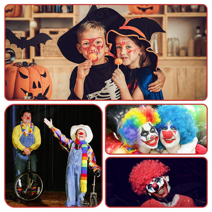 Kinderschminke Set Halloween Cosplay Make-up weiß rot Gesicht Körperfarbe 28g