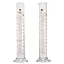 Messzylinder Glas 250ml Borosilikatglas Graduiertes Laborzylinder