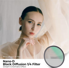 82mm K&F Concept Nano-D Black-Mist 1/4 Filter Optisches Glas