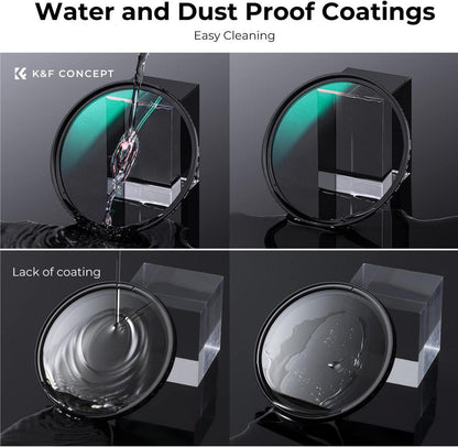 77mm Black Mist 1/4 Filter Nano-Beschichtung Optisches Glas Portrait Video