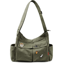 Canvas Crossbody Bag Umhängetasche Schultertasche Tote Hobo