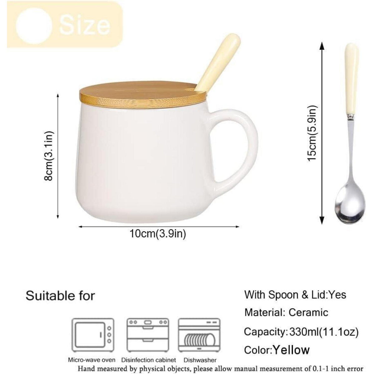 Keramiktasse Esel mit Deckel & Löffel – Süße Kaffeetasse Geschenk