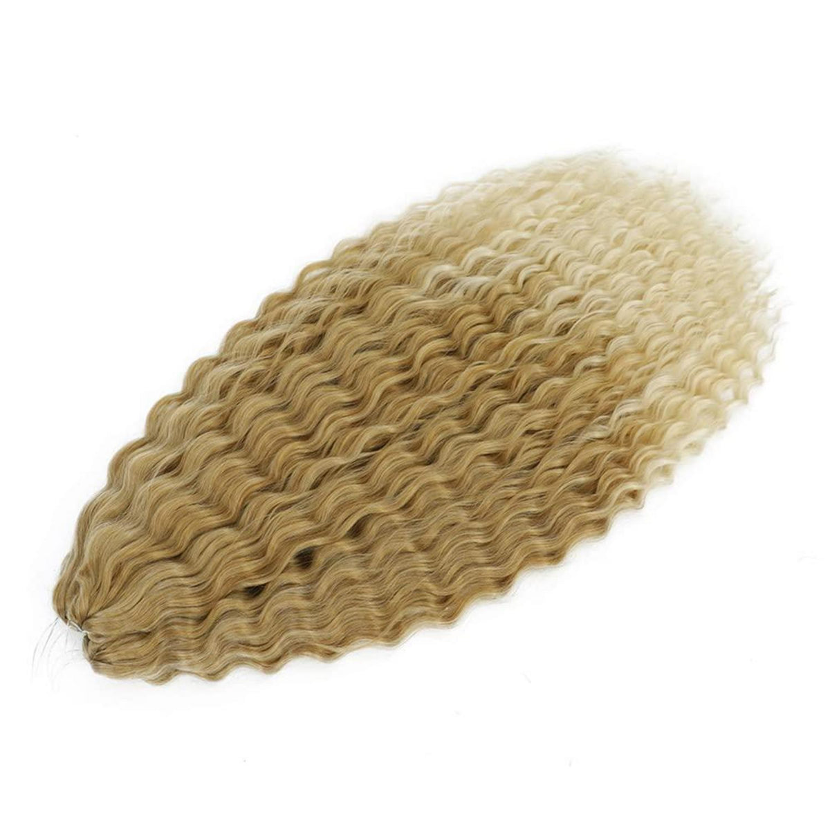 22 Zoll Water Wave Twist Häkelhaare Blond/Hellblond für Locs