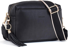Damen Umhängetasche Veganem Leder Crossbody Schultertasche Roulens