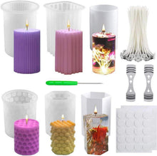 6er Set Silikon Kerzenform DIY Gießen Set Heimdekoration Bastel