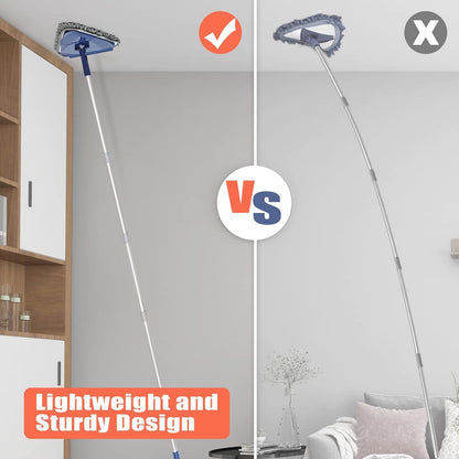 JEHONN 3-In-1 Bodenwischer Wischmopp 200CM Langem Griff Blau