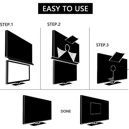 Outdoor TV Abdeckung 50-52 Zoll, Wetterfest & Schutzhülle