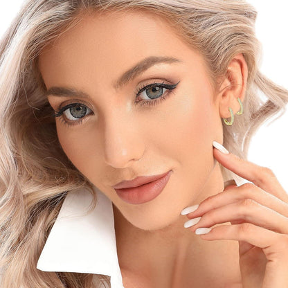 Creolen Silber 925 Set für Damen & Herren – Gold & Silber