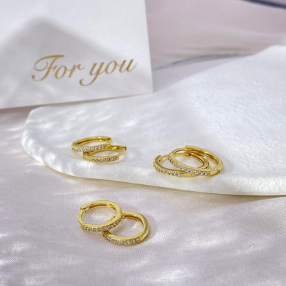 Creolen Silber 925 Set für Damen & Herren – Gold & Silber
