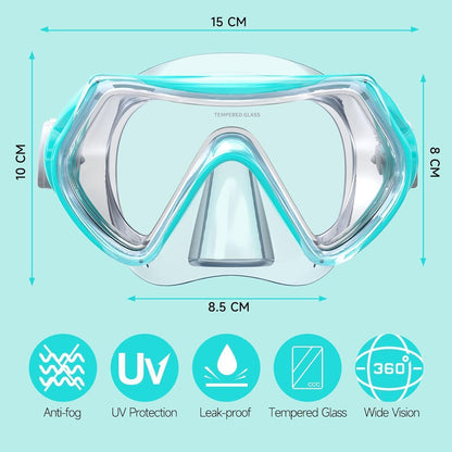 Kinder Taucherbrille Schwimmbrille Schnorchelmaske