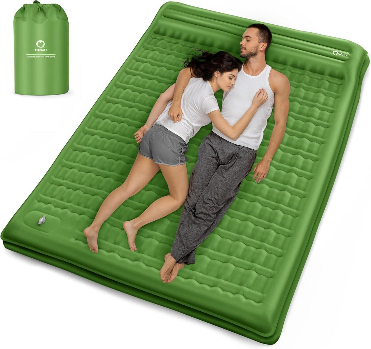 Aufblasbare Camping Isomatte 12CM Ultraleicht Wasserdicht Wandern