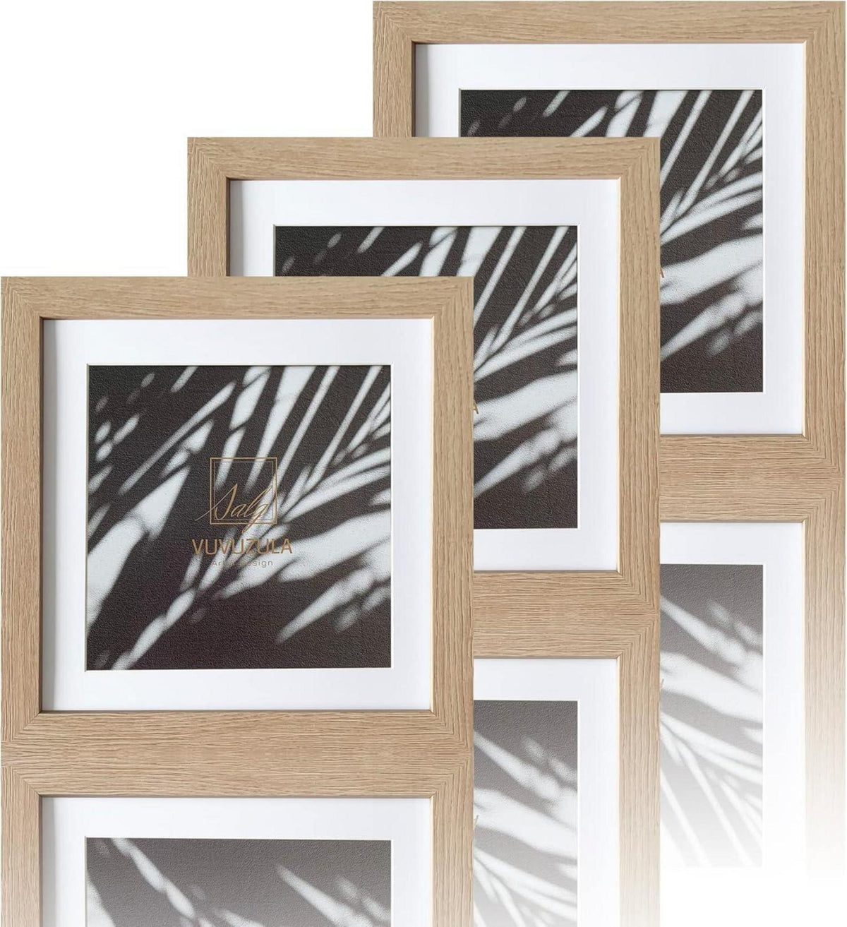 Bilderrahmen 20x20cm Holz Quadratisch Fotorahmen MDF Rahmen