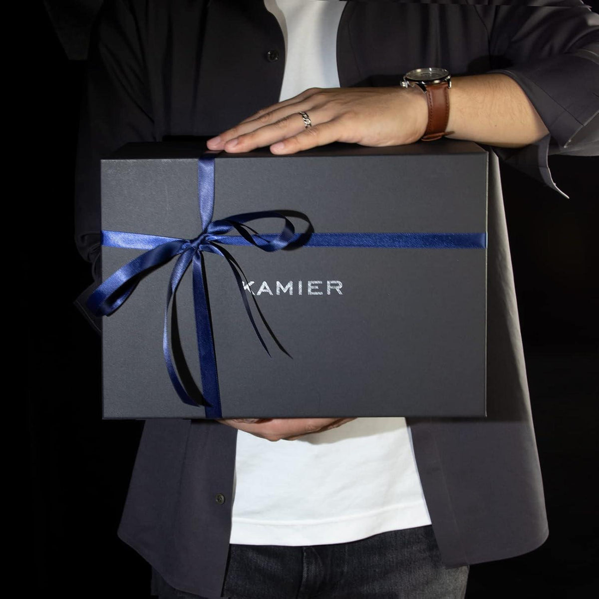 Herren Uhrenbox Kohlefaser Echtholz 10 Fächer Geschenk Vater Freund