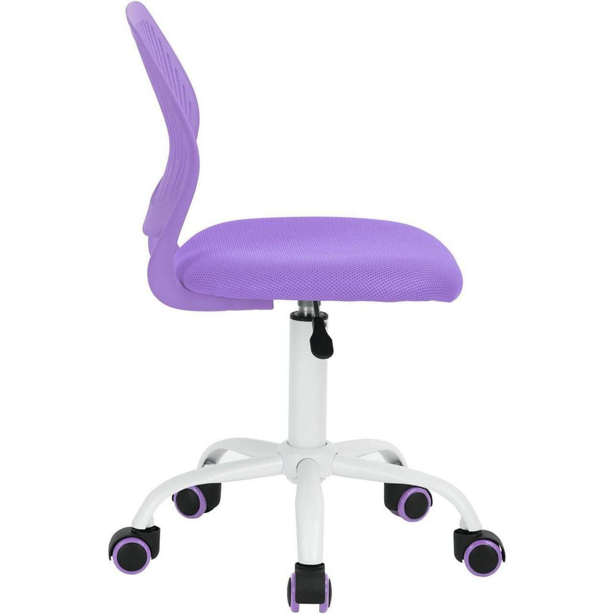 2er Set Lila Schreibtischstuhl Ergonomisch Verstellbar