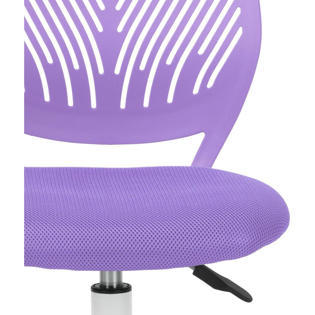 2er Set Lila Schreibtischstuhl Ergonomisch Verstellbar