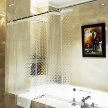 Duschvorhang 3D Rhombus Transparent Eva-Material 240x200cm
