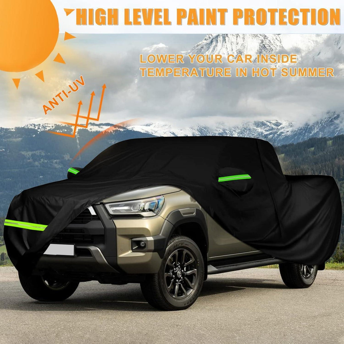 Pick-up Autoabdeckung wasserdicht für Ford Ranger, Hilux, Navara