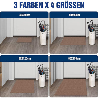Fußmatte innen 80x120cm waschbar Saugfähige Eingangsmatte
