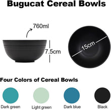 Bugucat Müslischalen Set 8er 760ML Bowl Schüssel Bruchsicher