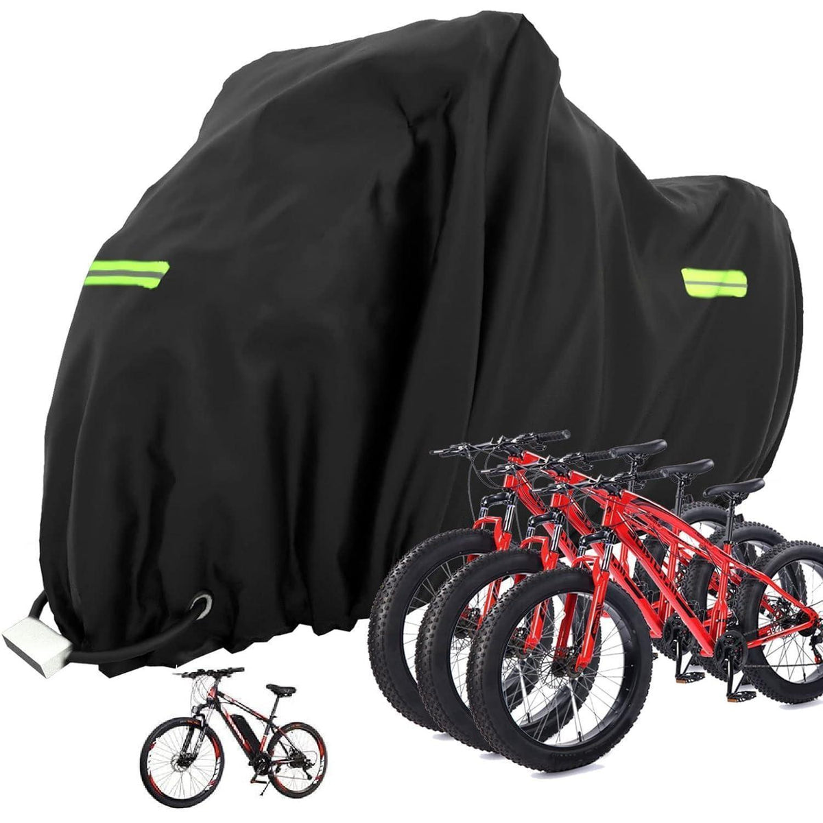 Wasserdichte Fahrradabdeckung für 1-3 Fahrräder 210x112x112cm