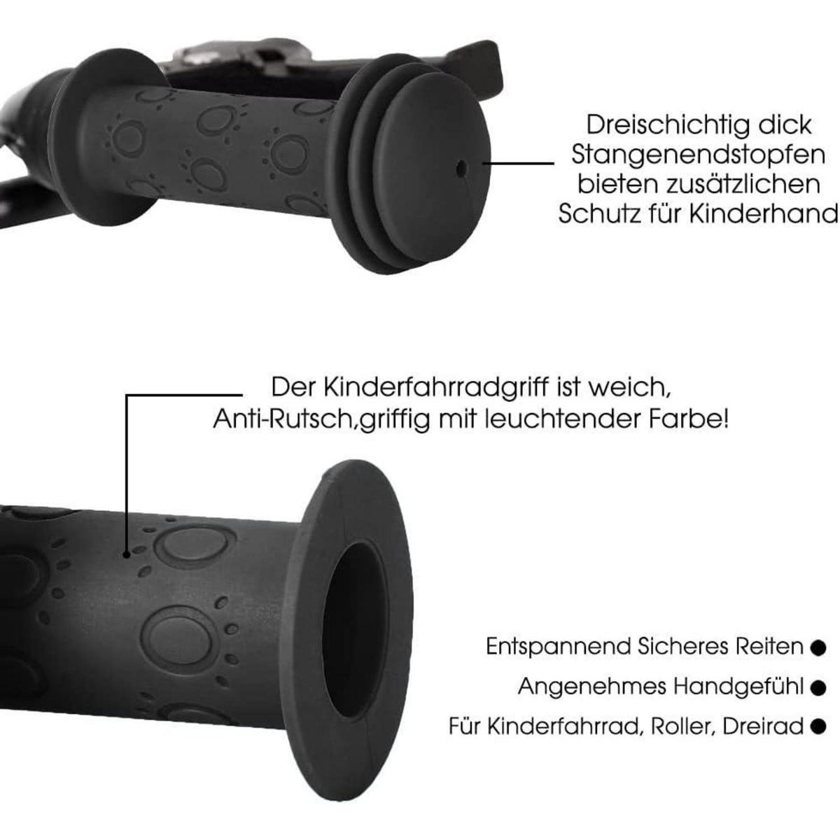 Fahrradgriffe Kinder 22mm – Sicherer Prallschutz & Komfort