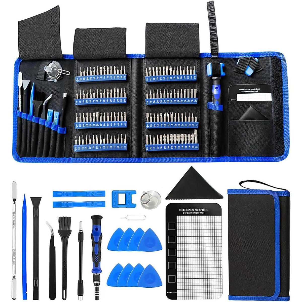 142-teiliges Präzisions-Schraubendreher-Set für Elektronikreparaturen
