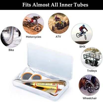 Fahrrad Reifen Reparaturset Patch Kit für Radfahrer & Motorräder