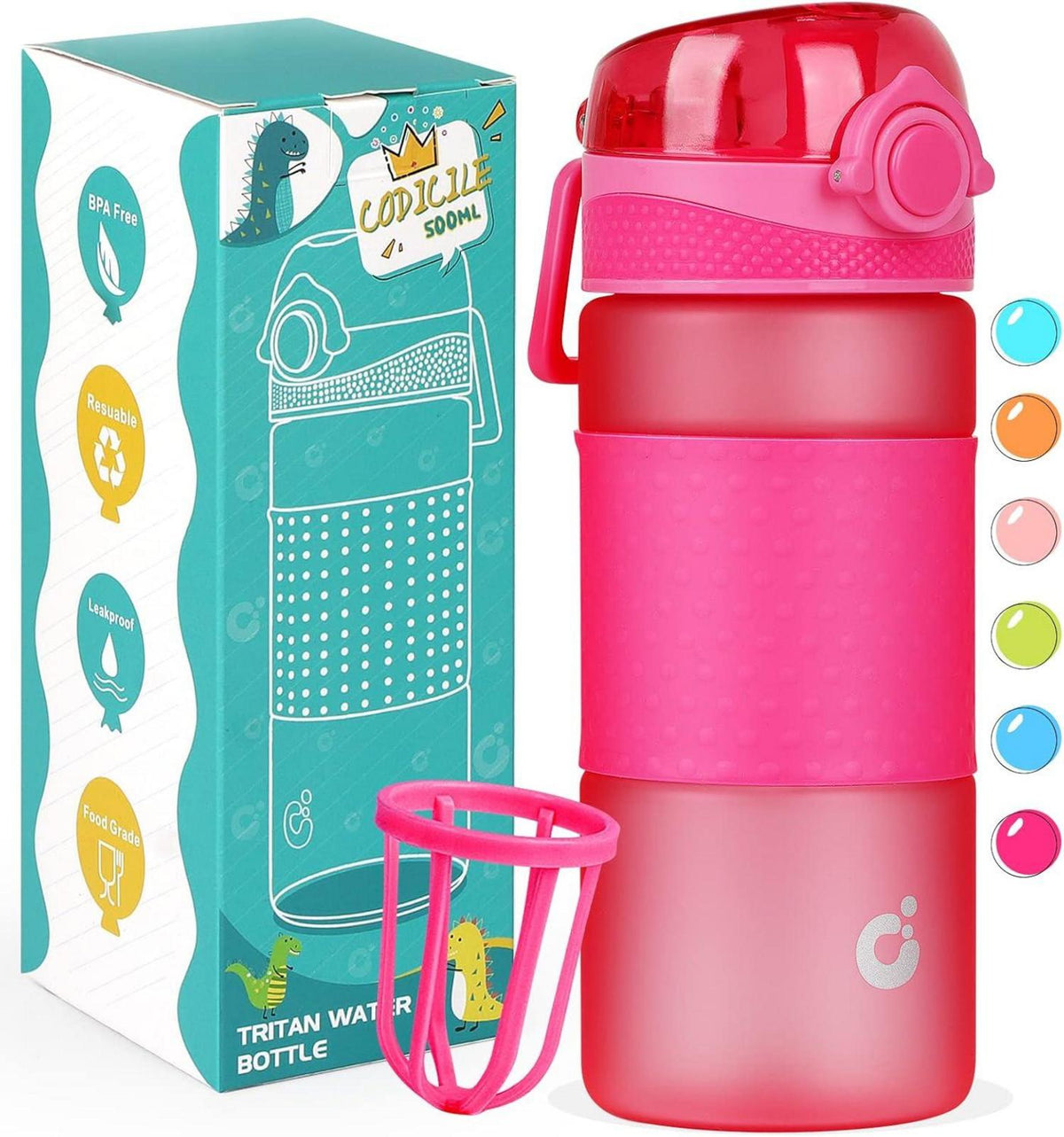 Trinkflasche Kinder BPA freie Wasserflasche mit Fruchteinsatz 500ml