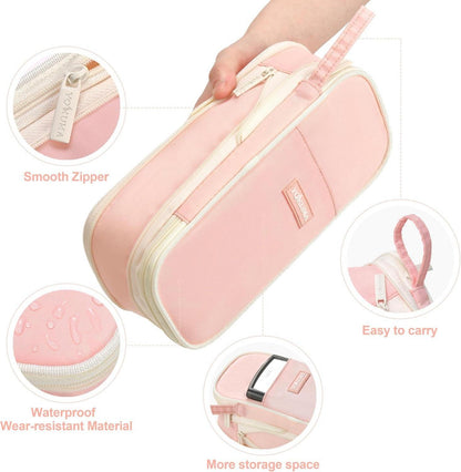 Federmäppchen Mädchen Rosa Schlampermäppchen Aesthetic groß Jungen