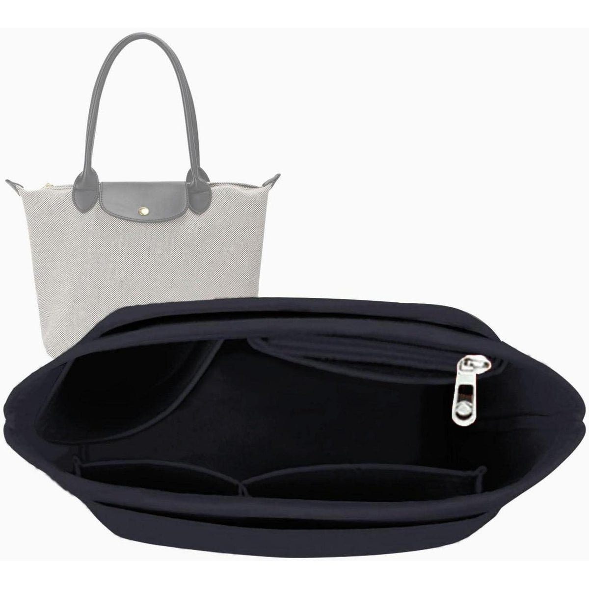Taschenorganizer für Le Pliage L Dunkelgrau