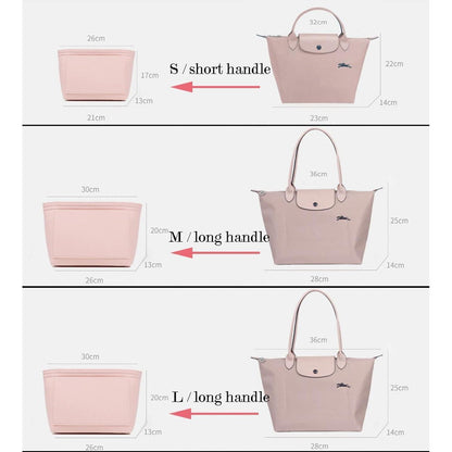 Taschenorganizer für Le Pliage L Dunkelgrau