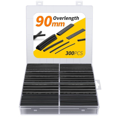 Schrumpfschlauch Set extra lang 300 Stück 90mm wasserdicht 2:1