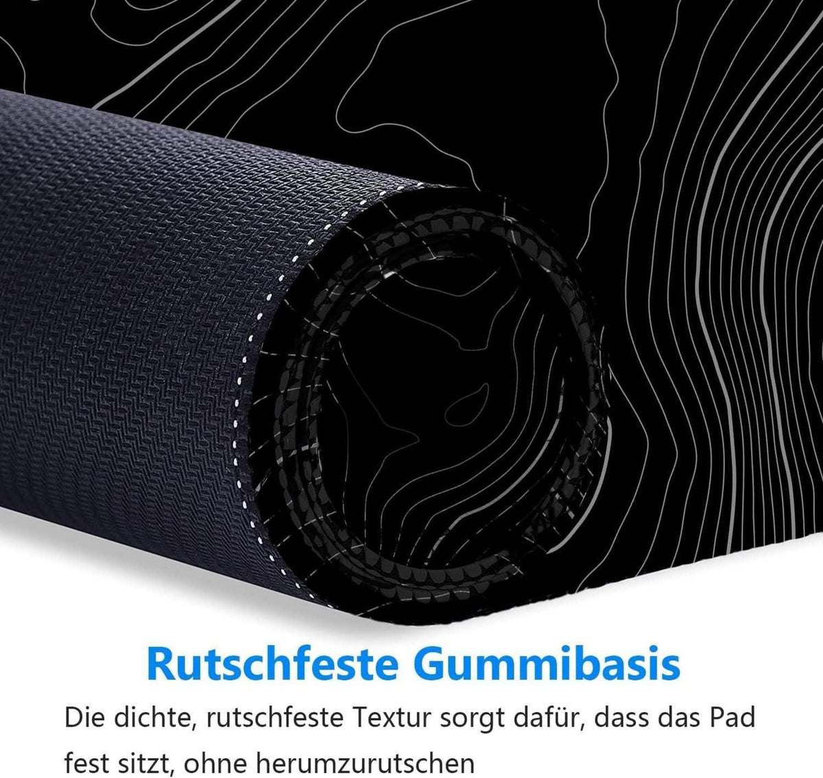Gaming Mauspad XXL 800x300mm Ultra-glatte Oberfläche, Langlebige