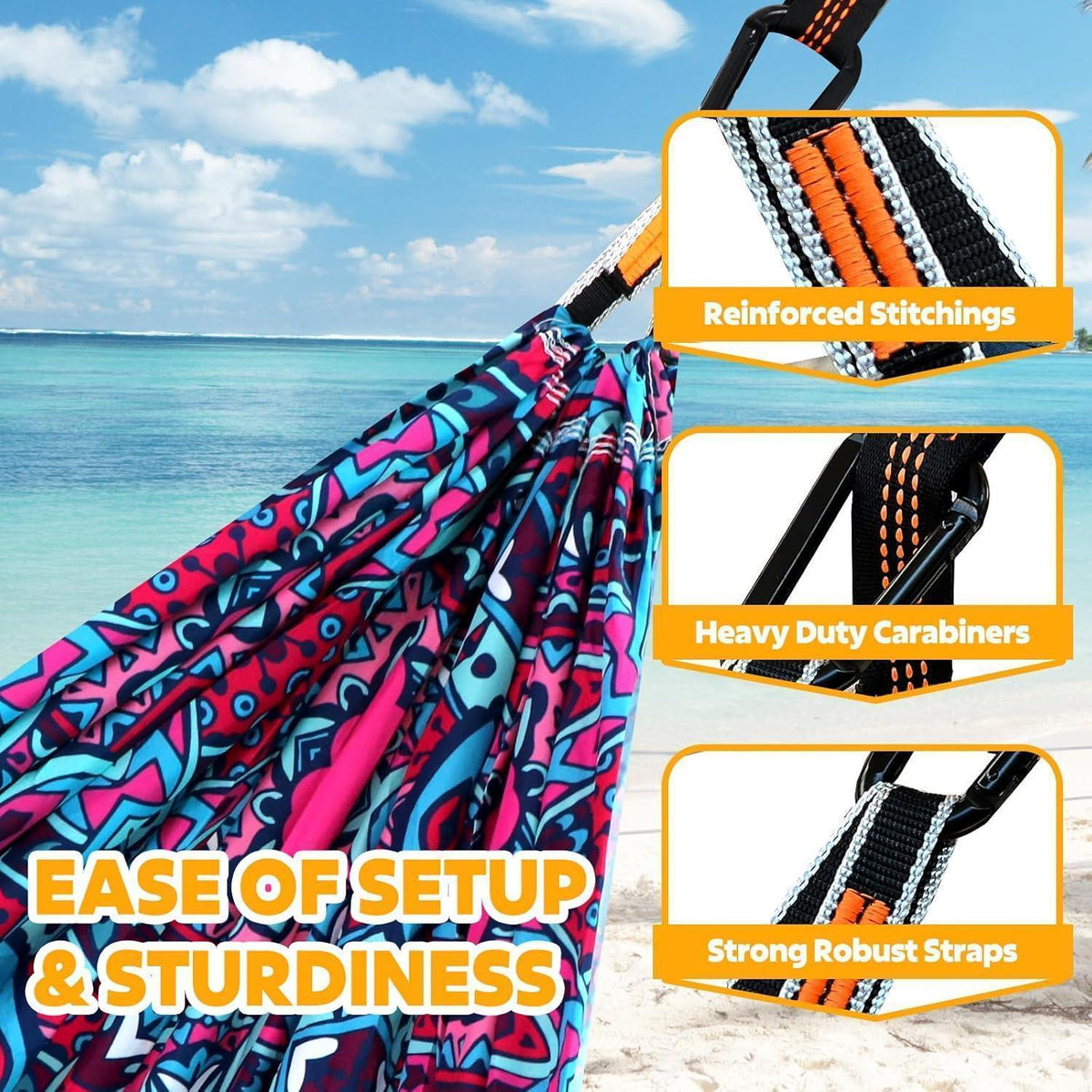 Ultraleichte Reisehängematte 300kg | 275x140cm | Ripstop Polyester