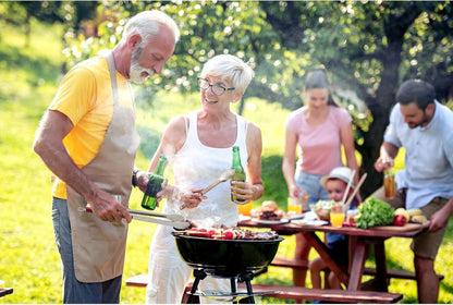 Grillzange Edelstahl BBQ Werkzeugset 3-teilig für Outdoor und Indoor