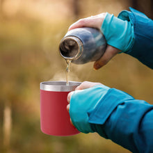 Livole Edelstahl Camping Becher 12oz mit Strohhalm - Vakuum