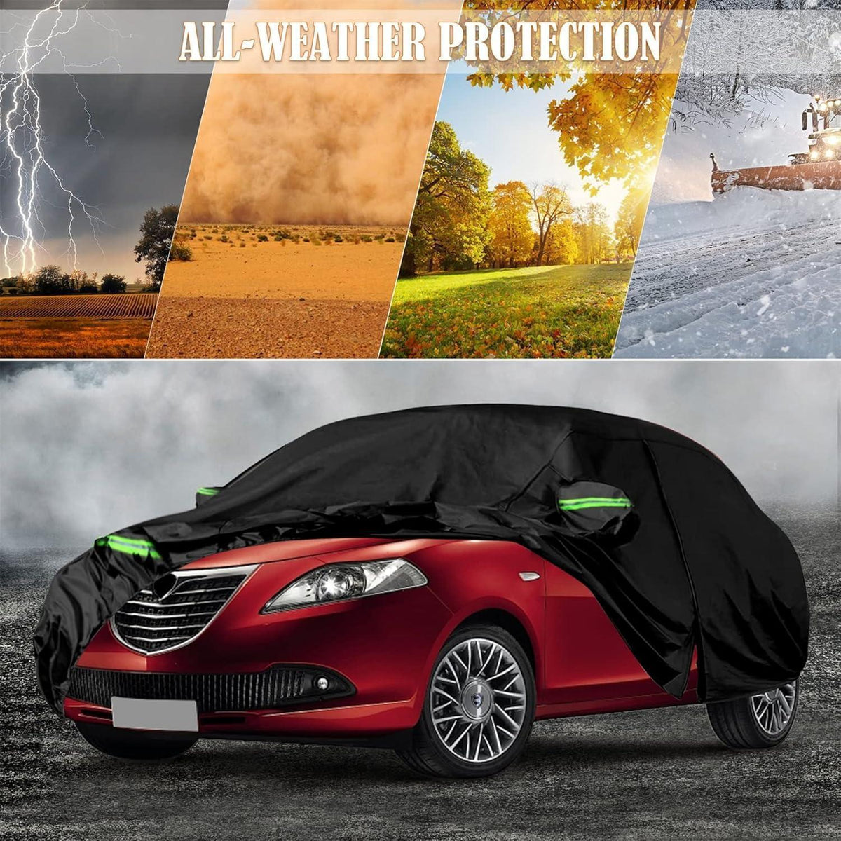 Wasserdichte Autoabdeckung Lancia Ypsilon 843/846 2003-2024