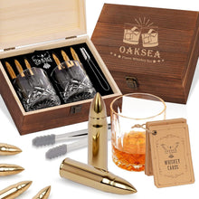 XL Whiskeyset mit Whiskeygläser und 6 Whiskeysteine