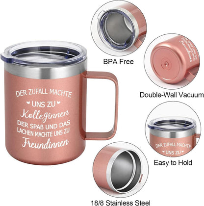 Abschiedsgeschenk Kollegin Tasse mit Spruch 12oz 350ml Kaffeetasse