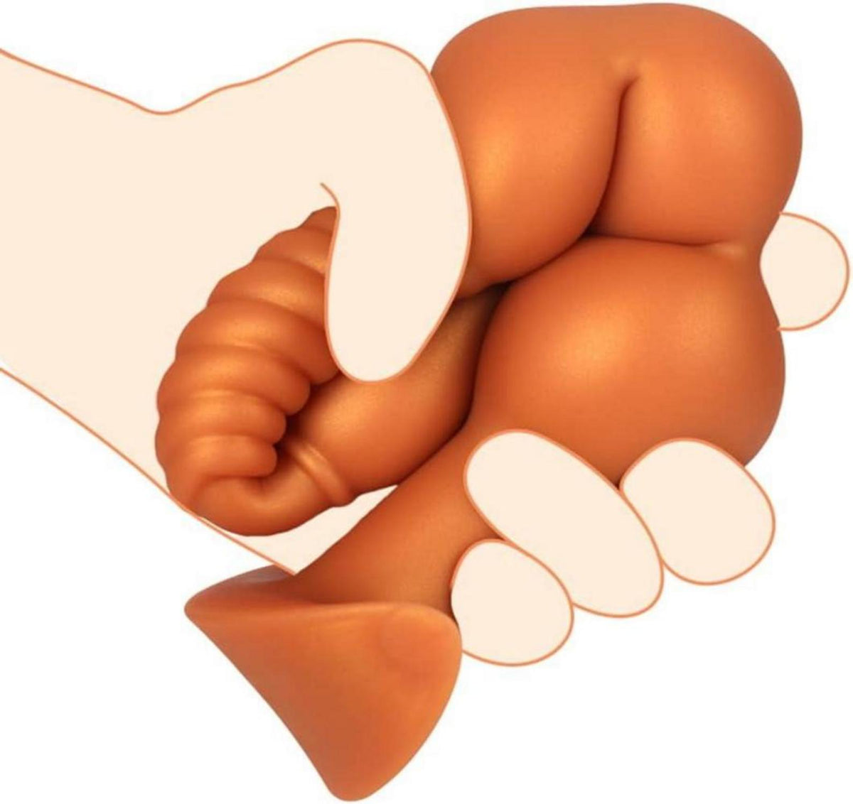 Anal Butt Plug mit Abnehmbarem Fuchsschwanz - Silikon Sexspielzeug für Männer Frauen Paare BDSM