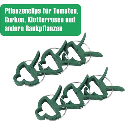 Pflanzenclips für Rankpflanzen, 48 Stück, stabil und pflanzenfreundlich