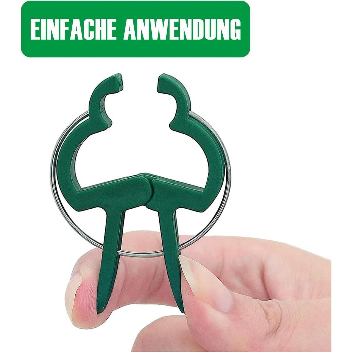 Pflanzenclips für Rankpflanzen, 48 Stück, stabil und pflanzenfreundlich