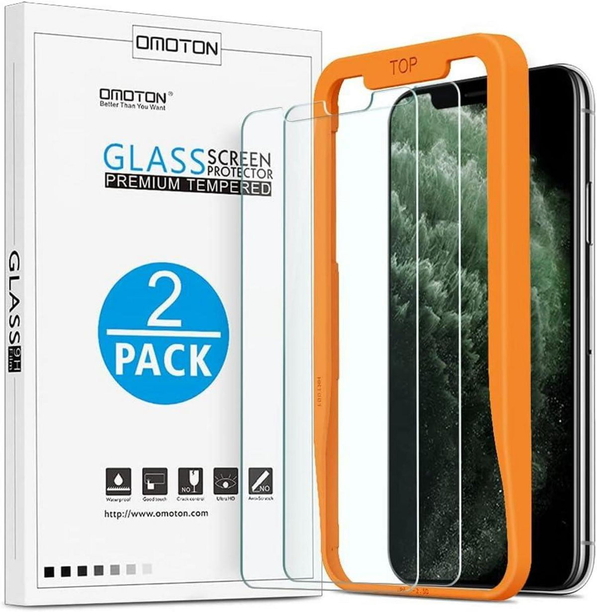 Panzer Schutz Glas für iPhone 11 Pro X XS, Bläschenfrei, 9H