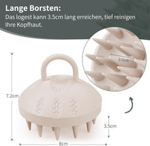 Kopfhaut Massagebürste 100% Silikon Haarwaschbürste für Nass