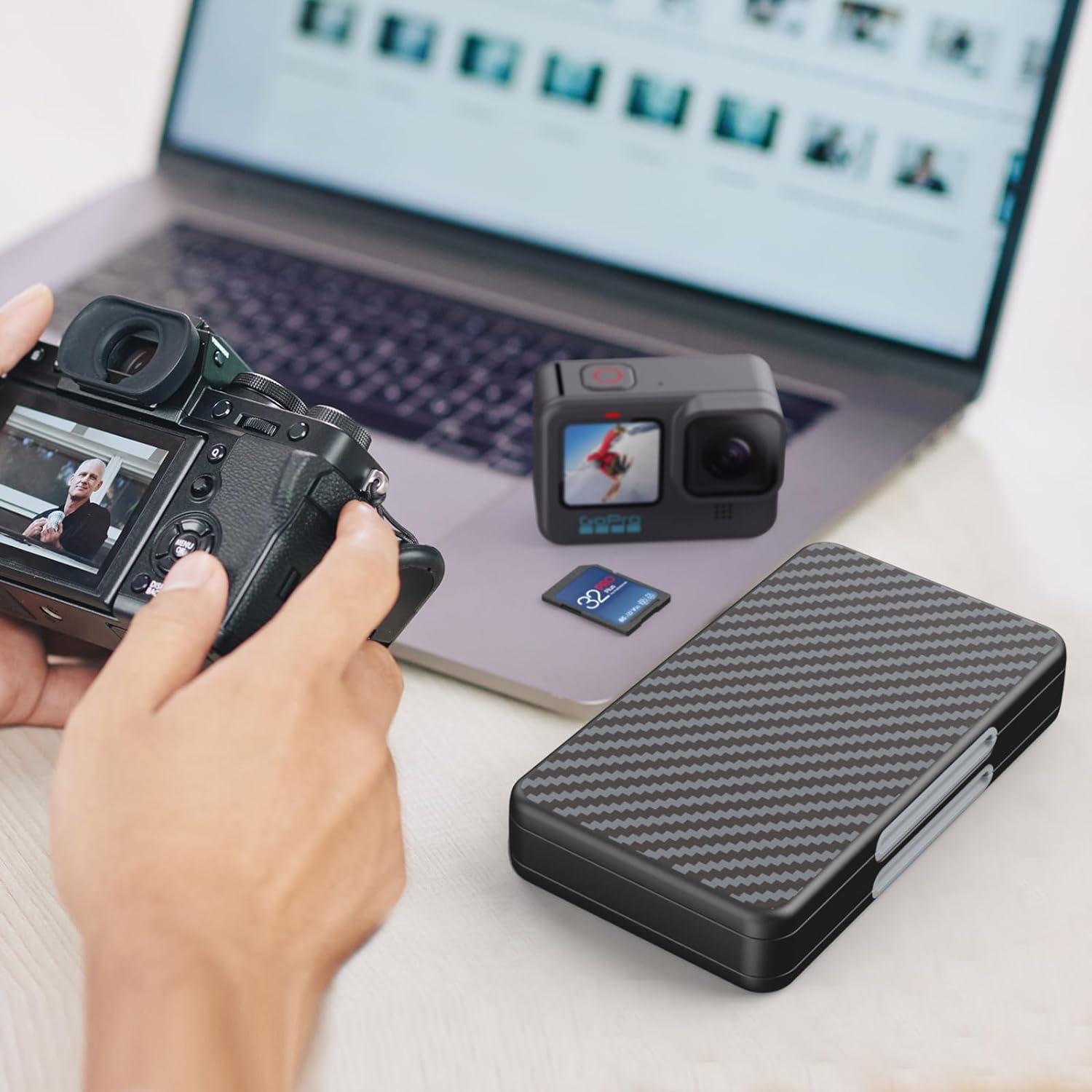 Speicherkarten Etui für SD & Micro SD Karten, 40 Slots Schwarz