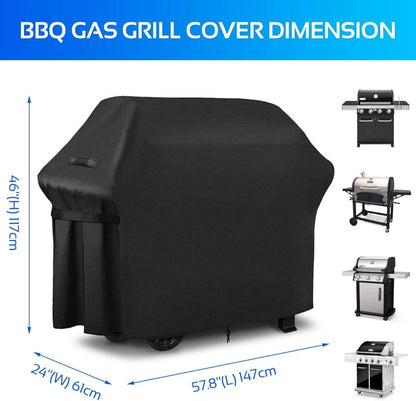 DOBINGER Grillabdeckung 210D Oxford Wetterfest UV-Schutz