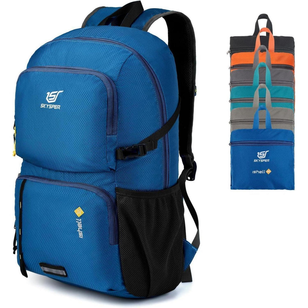 Faltbarer Wanderrucksack 30L mit Nassfach - Wasserfest & Ultraleicht