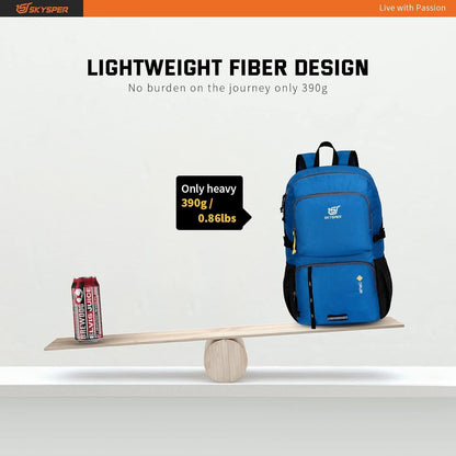 Faltbarer Wanderrucksack 30L mit Nassfach - Wasserfest & Ultraleicht